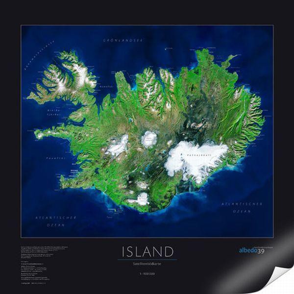 albedo 39 Map Iceland
