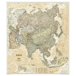 National Geographic Continental map Asien (96 x 86 cm)