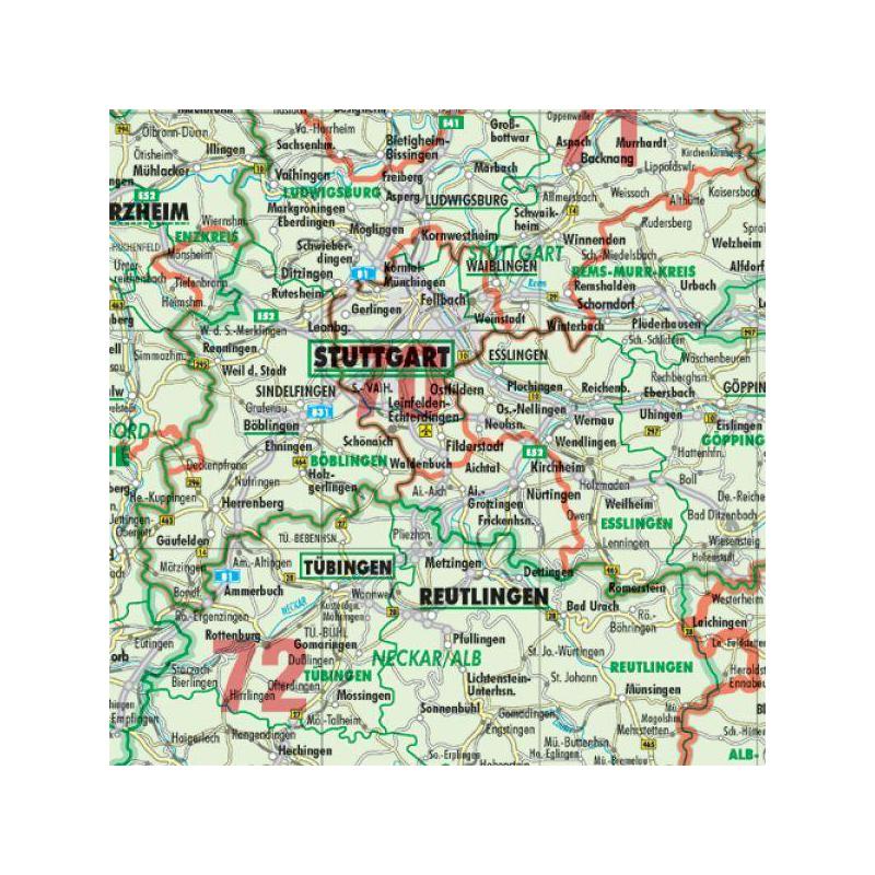 Bacher Verlag ORGA map all-German country groïoe