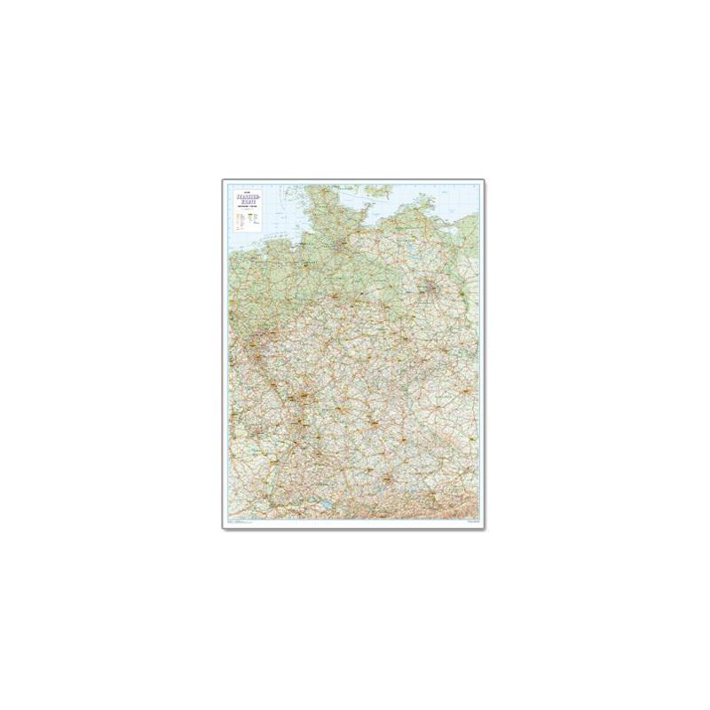 Bacher Verlag Road map Germany 1:700000