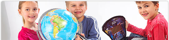 Oregon Scientific Imagebild Kinder Mit Globus