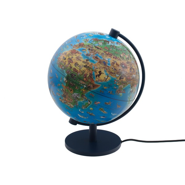Stellanova Childrens globe DinoZ Kinder-Leuchtglobus 8928910, Tiermotive