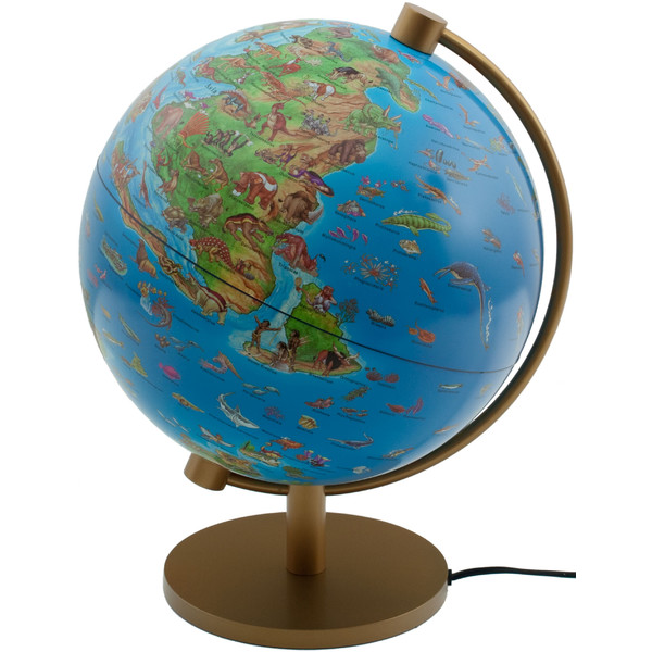 Stellanova Childrens globe DinoZ Kinder-Leuchtglobus 8928911, prehistoric world