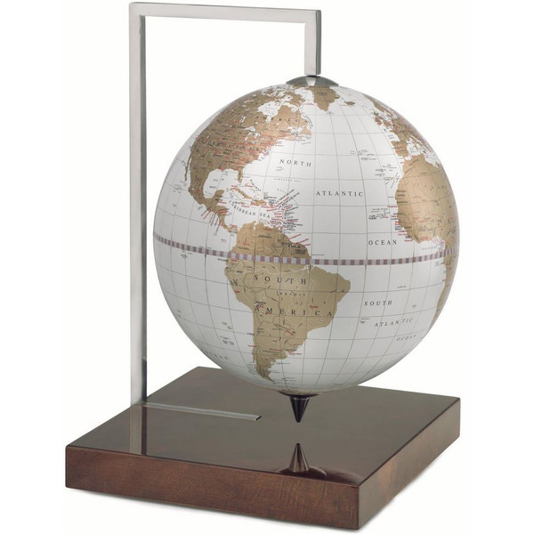 Zoffoli living Globe Quadra Radica White/ Gold 22cm