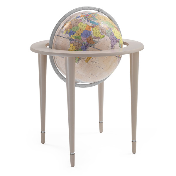 Zoffoli living Floor globe Amerigo Vespucci Rosa antico 40cm