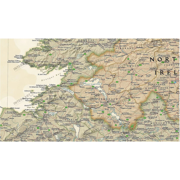 National Geographic Map Ireland (76 x 91 cm)