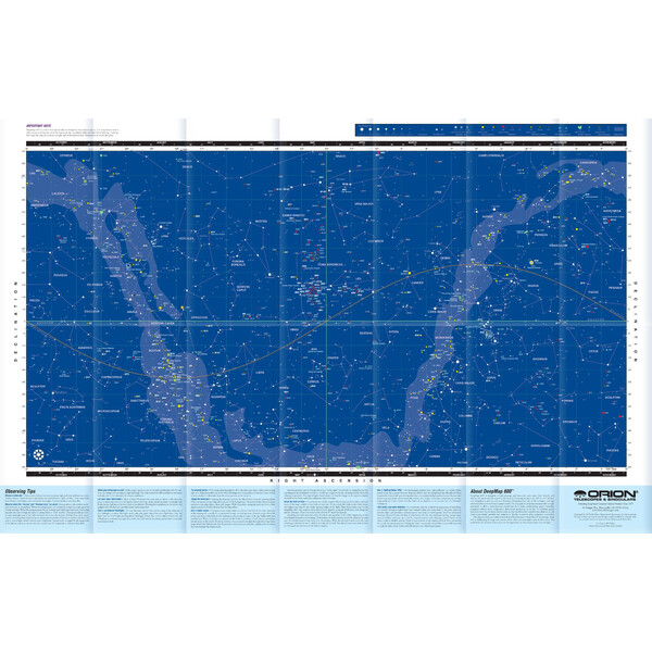 Orion Poster Deep Map 600, folding star chart