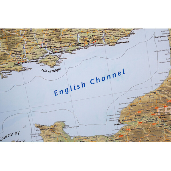 GeoMetro Map United Kingdom (100 x 140 cm)