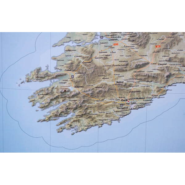 GeoMetro Map United Kingdom (100 x 140 cm)
