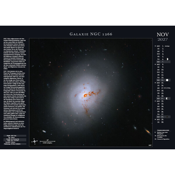 Astronomie-Verlag Calendar Weltraum-Kalender 2027