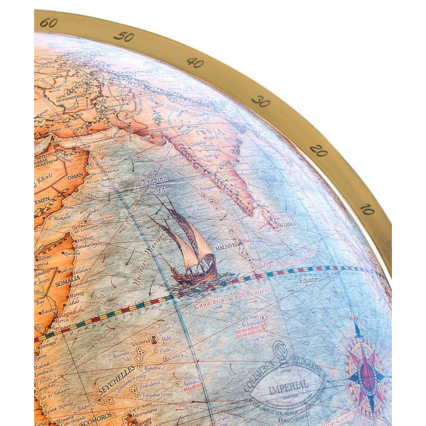 Columbus Floor globe Imperial Vintage 100cm (English)