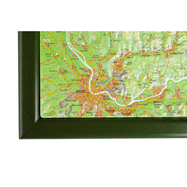 Georelief Regional map Black Forest