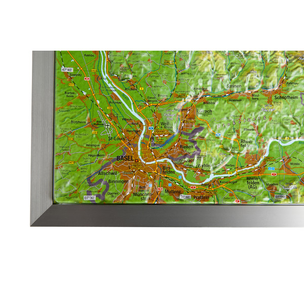 Georelief Regional map Black Forest