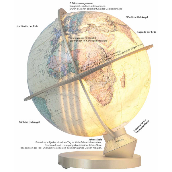 Columbus Planet Earth globe (in German) Royal 34cm