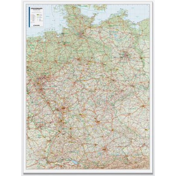 Bacher Verlag road map Germany 1:500.000 laminated