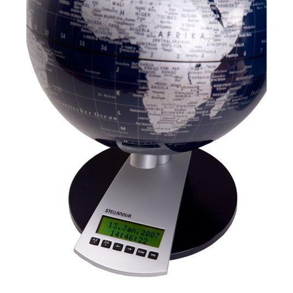 Stellanova World Time Globe black 20cm (German)