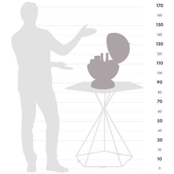 Zoffoli living Globe Bar Urano 40cm