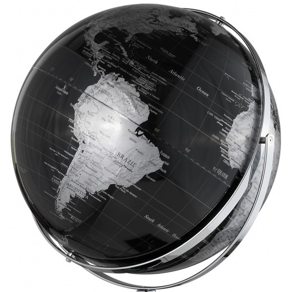 TROIKA Floor globe Worldtrophy Black 43cm