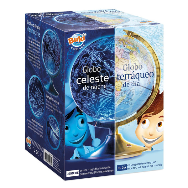 Buki Childrens globe Día y noche español 21cm