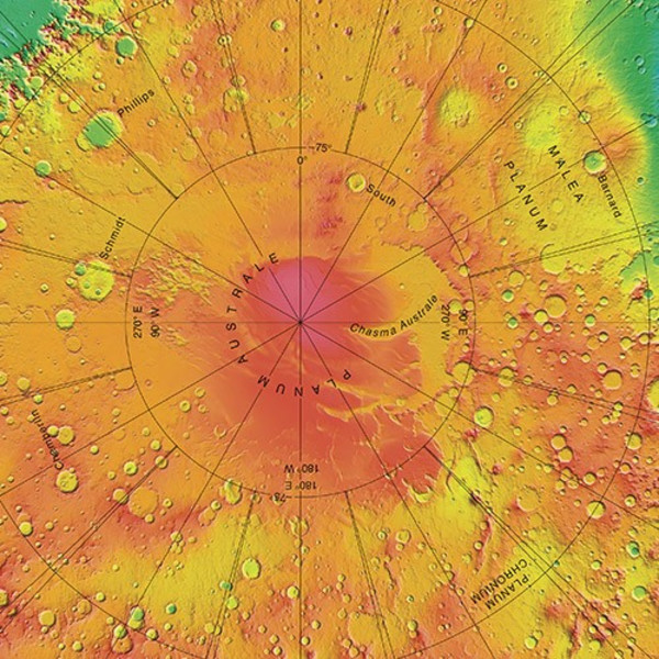 Sky-Publishing Globe Mars topographical 30cm