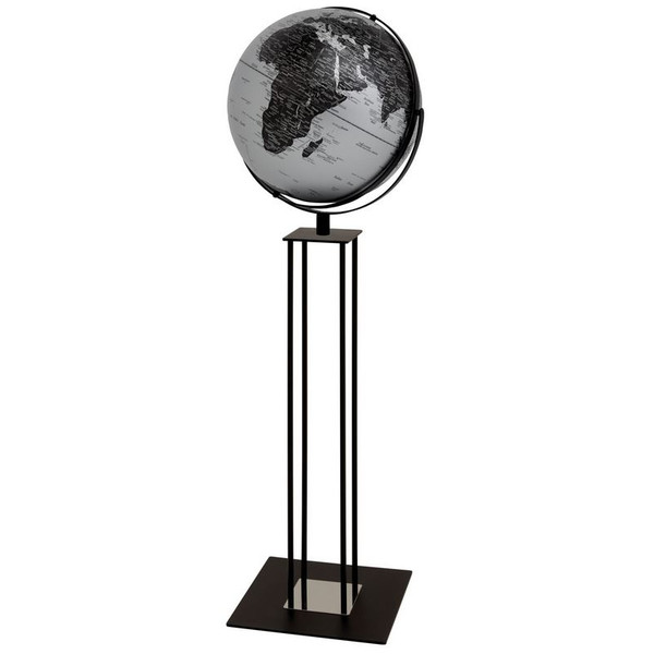 TROIKA Floor globe Worldtrophy Matt Silver 42,5cm