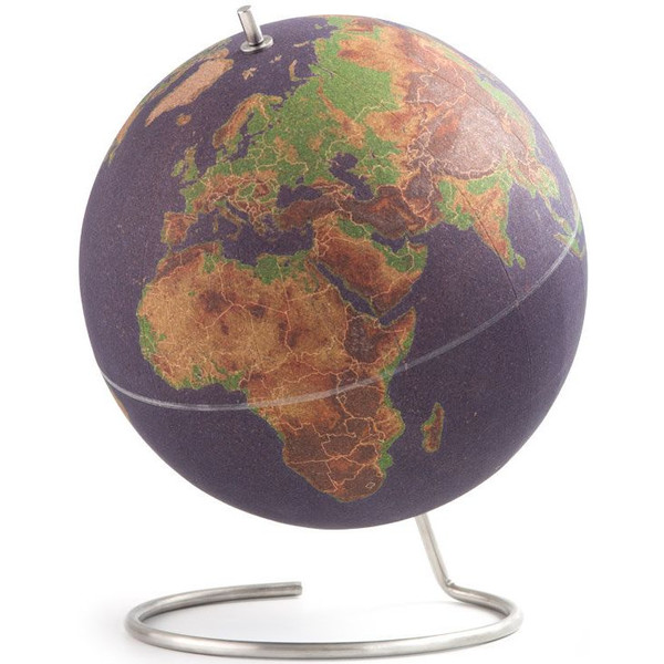 suck UK Coloured cork globe 25cm for pinning