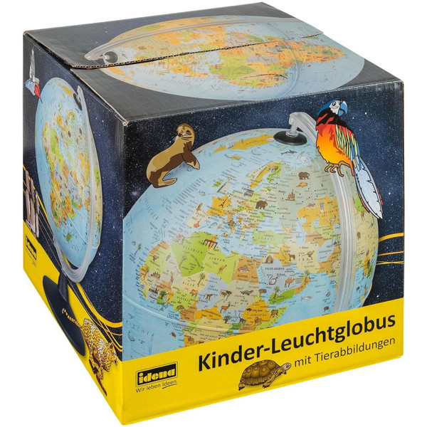 Idena Kids globe illuminated with animals 30cm