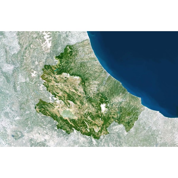 Planet Observer Regional map region Abruzzo
