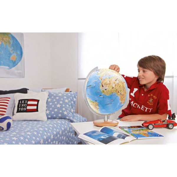 Columbus Childrens globe Unsere Erde mit Entdeckerstift 34cm