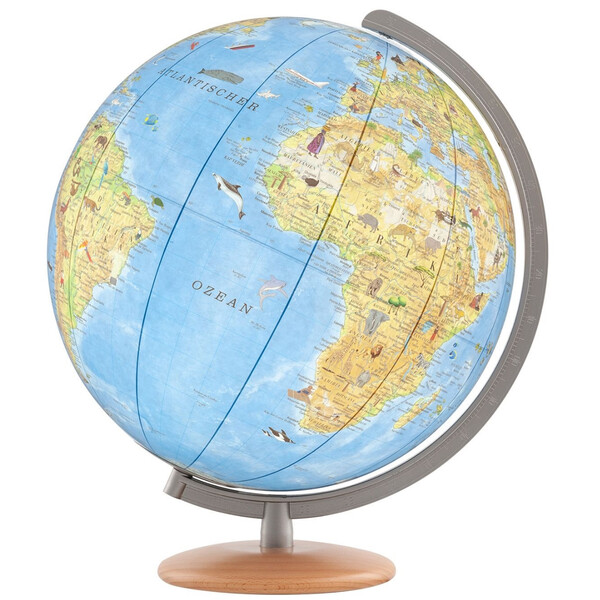 Columbus Childrens globe Unsere Erde mit Entdeckerstift 34 cm