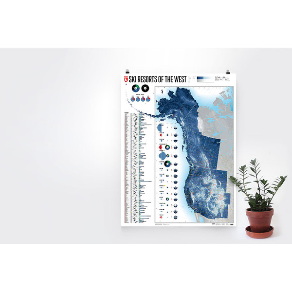 Marmota Maps Regional map Ski Resorts of the West