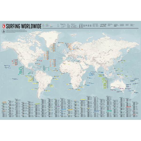 Marmota Maps World map: Surfing Worldwide (in English)