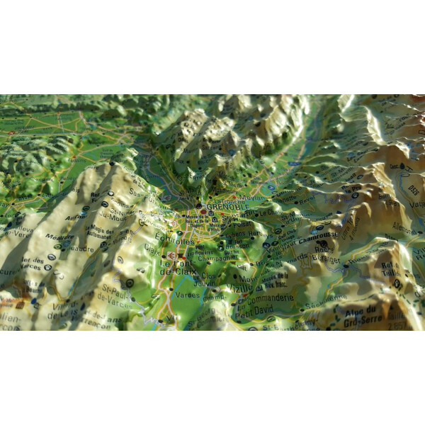 3Dmap Regional map L'Isère