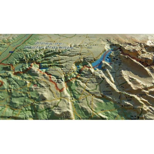 3Dmap Regional map Le Var
