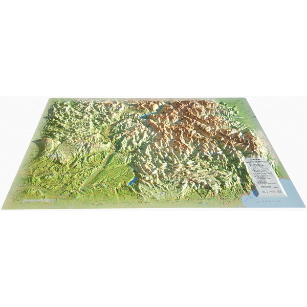 3Dmap Regional map Les Alpes-de-Hautes- Provence