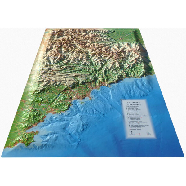 3Dmap Regional map Les Alpes Maritimes