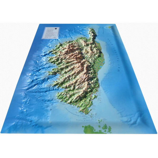 3Dmap Regional map La Corse