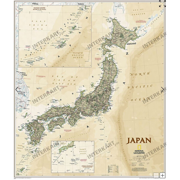 National Geographic Map Japan