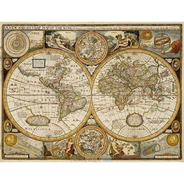freytag & berndt World map Antique John Speed 1651 (91 x 69 cm)