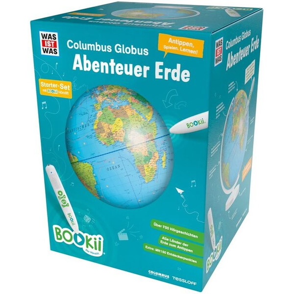 Tessloff-Verlag Childrens globe BOOKii Globus mit Stift 34cm