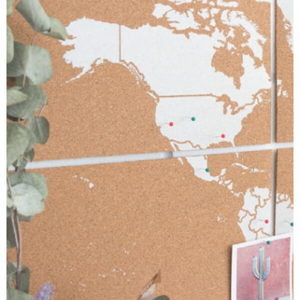 Miss Wood Puzzle Map XL - White