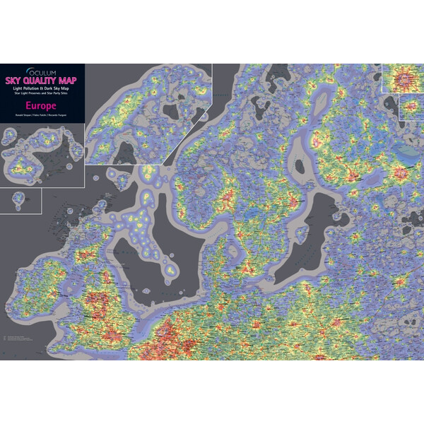 Oculum Verlag Sky Quality Map Europe