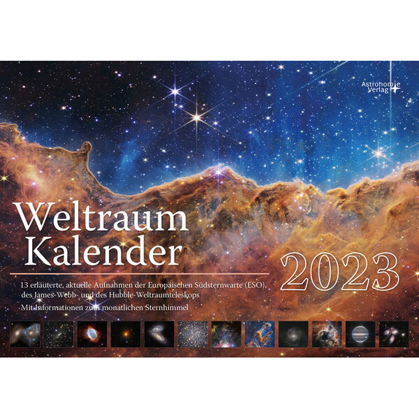 Astronomie-Verlag Calendar Weltraum-Kalender 2023