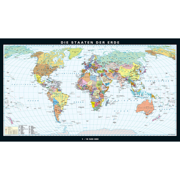 PONS World map Die Staaten der Erde (224 x 128 cm)