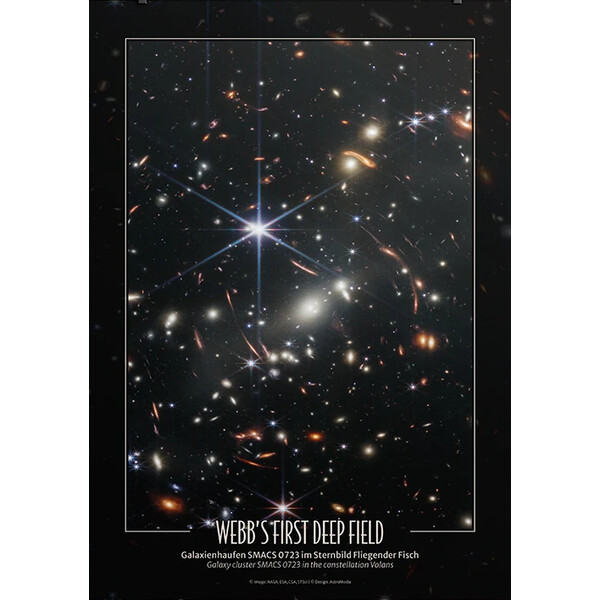AstroMedia Poster Webb's First Deep Field