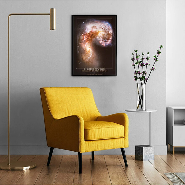 AstroMedia Poster Die Antennen-Galaxien