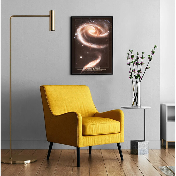 AstroMedia Poster Rose Galaxy Arp 273