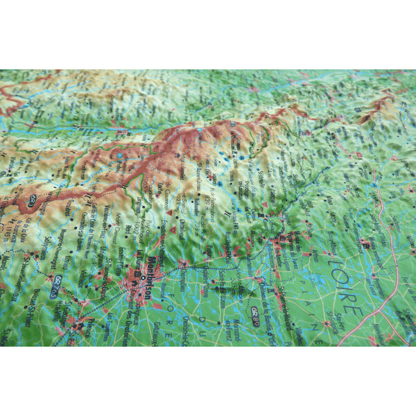 3Dmap Regional map Le Puy de Dôme