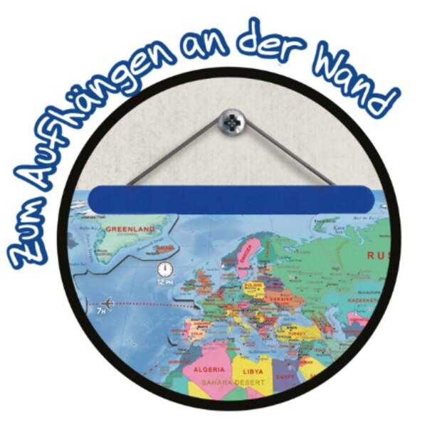 Buki Childrens map Magnetische Weltkarte (70x38cm)