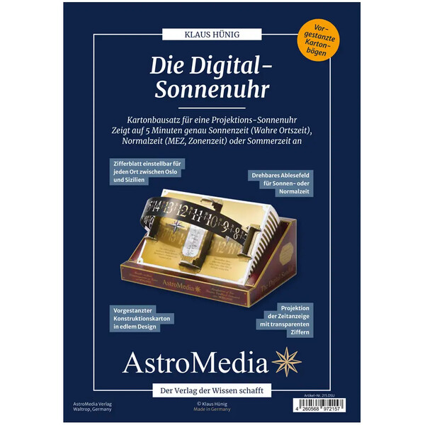 AstroMedia Sundial The Digital Sun Clock